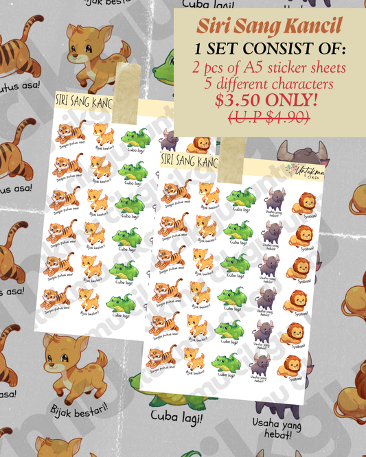 Sang Kancil Series Sticker Set