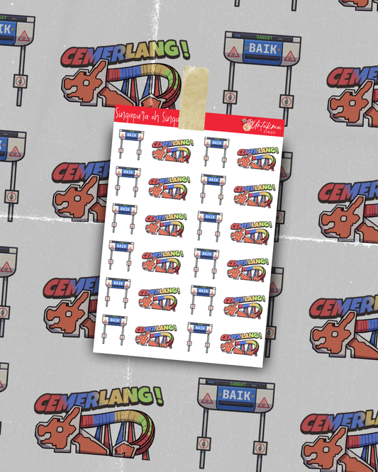 Singapura Oh Singapura Sticker Set