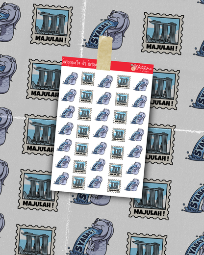 Singapura Oh Singapura Sticker Set