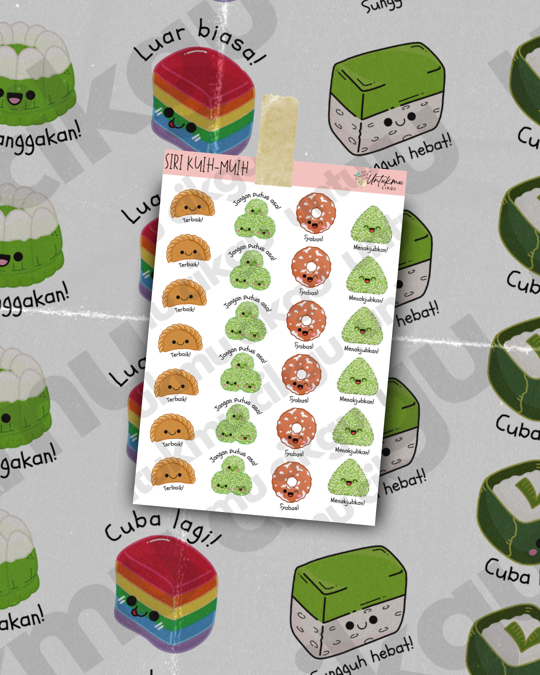 Kuih-Muih Series Sticker Set