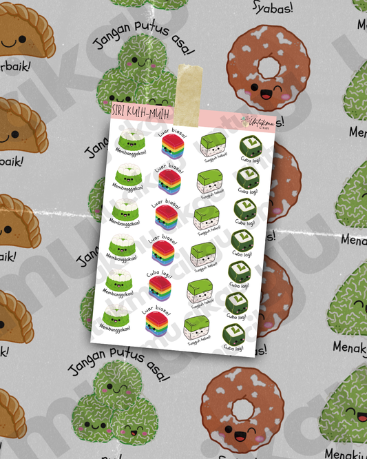 Kuih-Muih Series Sticker Set
