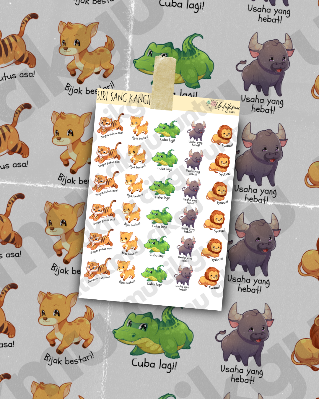 Sang Kancil Series Sticker Set